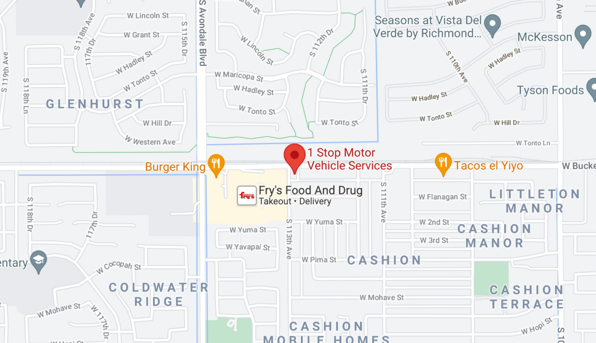 All Locations 1 Stop Motor Vehicle Services MVD